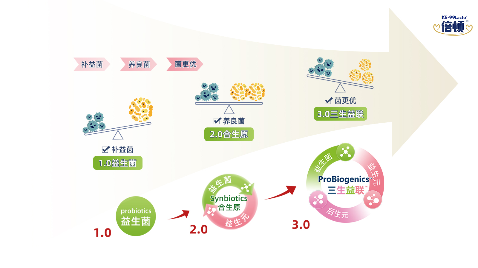 倍頓解析三重奏的力量：益生菌、益生元、后生元的協(xié)同作用